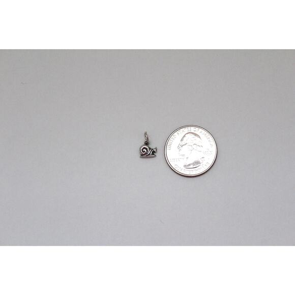 Sterling Silver Snail Charm - Picture 3 of 4